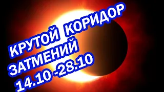 Крутой  коридор затмений с 14.10 по 28.10 2013