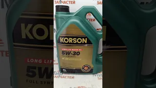 Моторное масло Korson 5W-30 Long Life