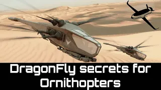 Dragonfly Secret: Key to Electric Ornithopters