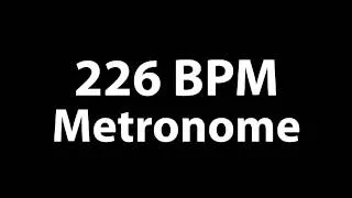 226 BPM Metronome Beat - MP3 Metronome