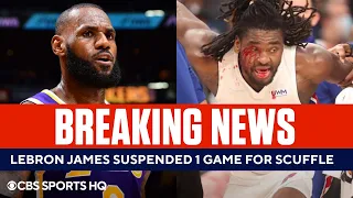 BREAKING: LeBron James Suspended 1 Game For Scuffle With Isaiah Stewart | CBS Sports HQ