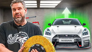 Can Parts From a Chevrolet Make a R35 Nissan GT-R Better? Godzilla Brake Upgrade!!