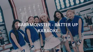 BABYMONSTER - BATTER UP (KARAOKE LYRICS) With Backing Vocals