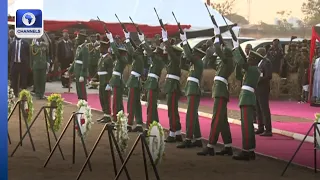 Gun Salute In Honour Of Slain Military Personnel