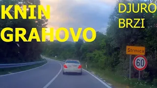 Knin - Bosansko Grahovo, Dinara mountain, Dalmatia - Krajina, main road M14.2, June 2023