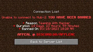 I Got Banned on the First Day of apple mc...