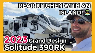 HUGE Rear Kitchen with GREAT Storage! 2023 Grand Design Solitude 390RK