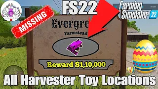 FS22 Easter eggs locations : Harvester