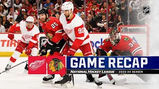 Detroit Red Wings vs Chicago Blackhawks | February 25, 2024 | Game Highlights | NHL Regular Season