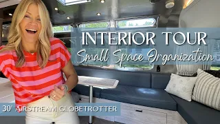 RV TOUR: How We Organize Our Airstream 30' Globetrotter