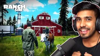 MOVING COW & PIGS TO BARN | RANCH SIMULATOR GAMEPLAY #4