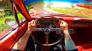 1965 Ford Mustang Fastback 289 V8 Auto - POV Test Drive & Walk-around | Fully Restored