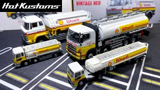 NEW TINY 微影 Shell Hino Oil Tanker With My TomyTec Collection