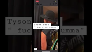 Deontay Wilder and Tyson Fury tell each other to “f**k their Mothers” #boxing #wilderfury #shorts