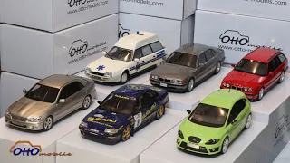Mes dernières voitures miniatures OttOmobile 1/18 #3 : Seat Leon Cupra, BMW, Citroën CX, Subaru WRC