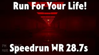 [TWR] Run For Your Life Speedrun 28.7s - Escape the Backrooms (Update 1)