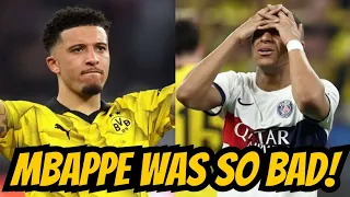 KYLIAN MBAPPE SLAMMED FOR BAD PERFORMANCE AGAINST DORTMUND|UCL 2024 SEMIFINAL