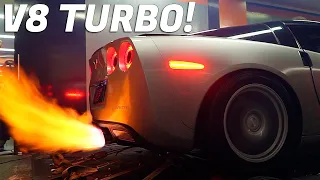 MOTOR V8, CÂMBIO MANUAL, TRAÇÃO TRASEIRA E TURBO! SÓ FALTAVA FOGO NO ESCAPE!