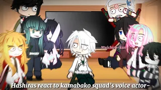 Hashiras react to Kamabako Squad’s Voice Actors- Short like Mineta & Levi- ORGINAL