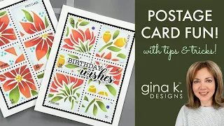 Postage Card Fun! With Tips and Tricks!