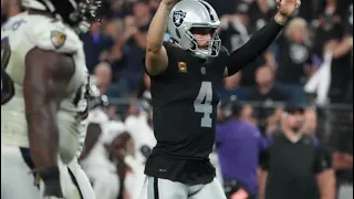 Bills Fan Reaction | The Las Vegas Raiders beat the Baltimore Ravens in OT 33 to 27 | Walk off GW