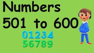 Counting 501 To 600 | Maths 1st Class | E Learning