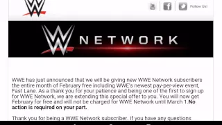 WWE Network - Free February And PPV