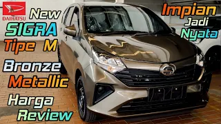 warna Bronze Metallic Daihatsu SIGRA Tipe M || Harga Review Sigra Tipe M 1.0 Baru 1000cc