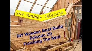 DIY WOODEN BOAT BUILD - EP20 - GANTRY CRANE - BUILDING A WOODEN TROLLER YACHT