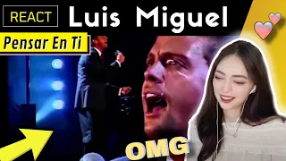 REACTING to Luis Miguel - Pensar en Ti (El Concierto) OMG!!!! He's amazing!