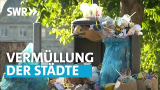 Immer mehr Partymüll in der Stadt | Zur Sache! Baden-Württemberg