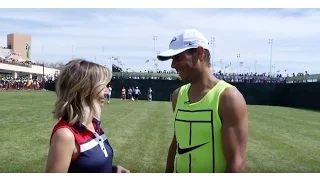 BNP Paribas Open 2017: Rafael Nadal Shows Off Soccer Skills