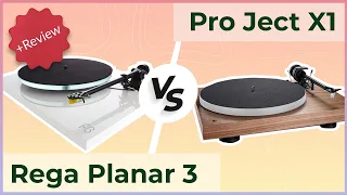 Rega Planar 3 vs Pro-Ject X1. Battle of best value turntables! Comparison and Review Part 2
