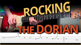 FAST Dorian Solo with TABS! // Learn This LEGATO Pattern!