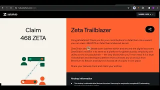 How to claim $ZETA airdrop | possible price projections