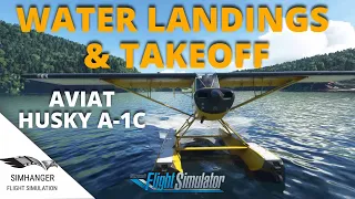 MSFS | How to Land & Takeoff on Water | Aviat Husky A-1C Reviewed