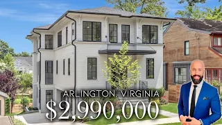 Inside an Exceptional Arlington Virginia Home | New Construction Luxury House Tour