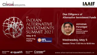 IAIS21- Due Diligence of Alternative Investment Funds #aiwmi #investment #funds #education