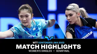 Miyuu Kihara vs Bernadette Szocs | WS SF | WTT Contender Lima 2023