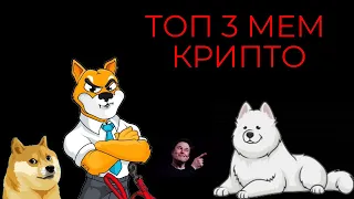 ТОП 3 МЕМ КОИНОВ/SAMOED НА СТАРТЕ/УБИЙЦА ШИБЫ