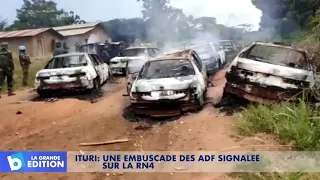 Ituri: Une embuscade des ADF signalée sur la RN4