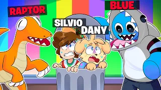 ¡IMPOSIBLE ESCAPAR de los RAINBOW MONSTER FRIENDS!💀🌈😭en MINECRAFT con SILVIO, PANCRACIO y PERMON