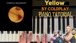 Yellow by Coldplay - Easy Piano Tutorial | Part 1 |