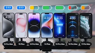 I tested the battery life of EVERY iPhone Pro Max ever!