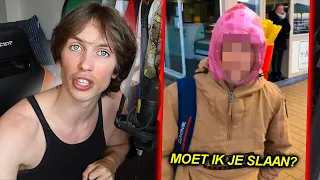 STALKER GOOIT EIEREN TEGEN MIJN RAAM *CONFRONTATIE*