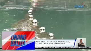 Tubig sa water treatment plant sa Brgy. Pasonanca, mababa pa rin; supply ng tubig... | Unang Balita
