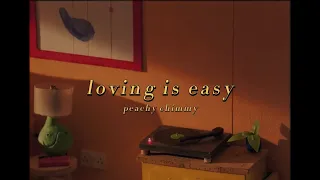 rex orange county - loving is easy ft. benny sings (nightcore/sped up)༄