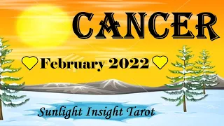 CANCER Tarot💙Sacred Union of Hearts!💖Your Light is Guiding Them Back!🌟💗February 2022