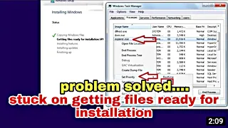 How to solve window installation stuck on getting files ready window 10/8/7 | fixed, working ..