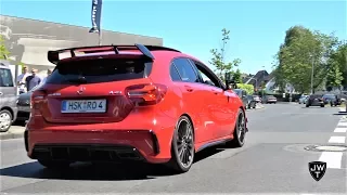 Mercedes-Benz A45 AMG SOUNDS! Launch Control, Downshifts & More Exhaust Sounds!